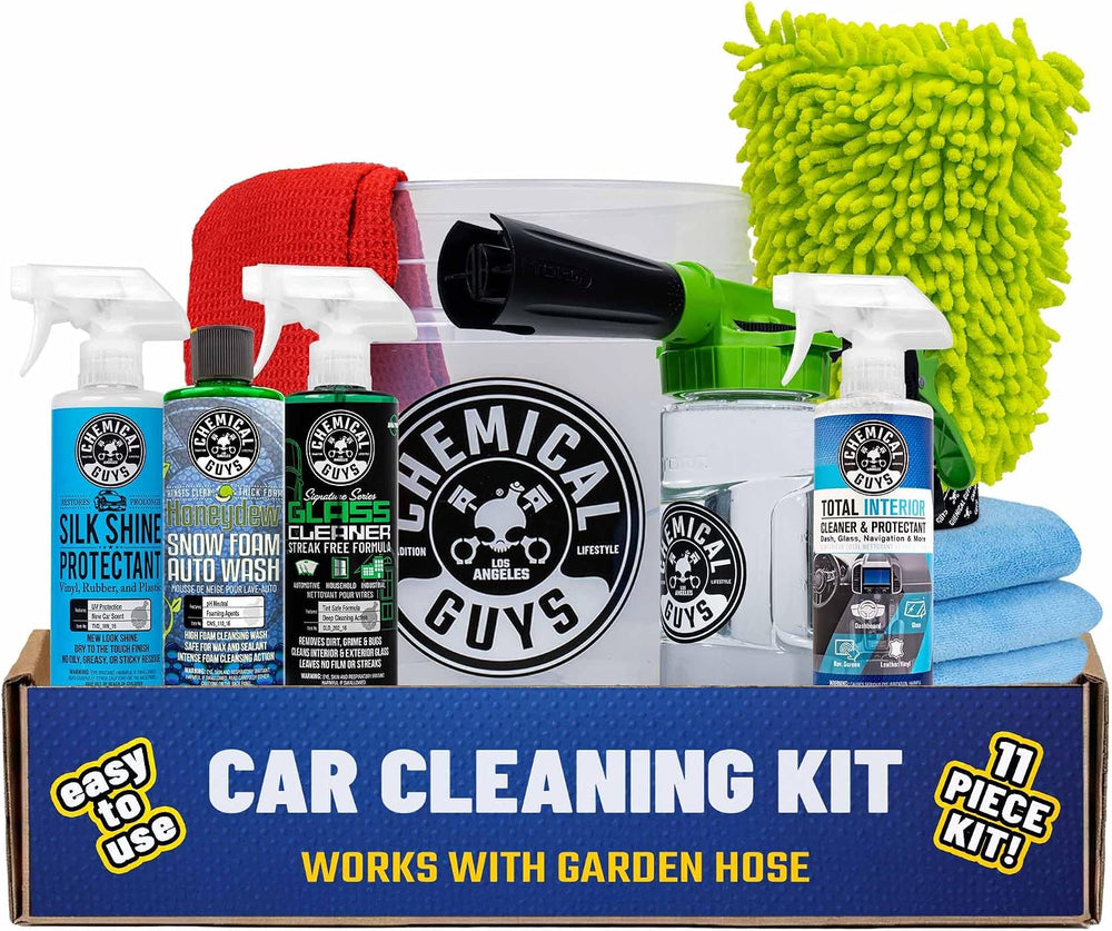 Chemical Guys Foam Gun Car Wash Kit With Bucket, Garden Hose Foam Sprayer, Mi...