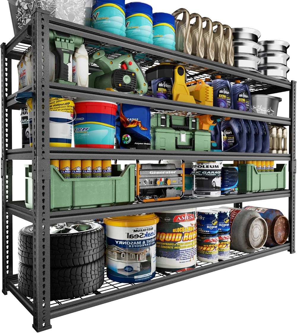 ROOMTEC Garage Shelving, 3300 LBS Capacity Storage Shelves Heavy Duty, 5 Tier...