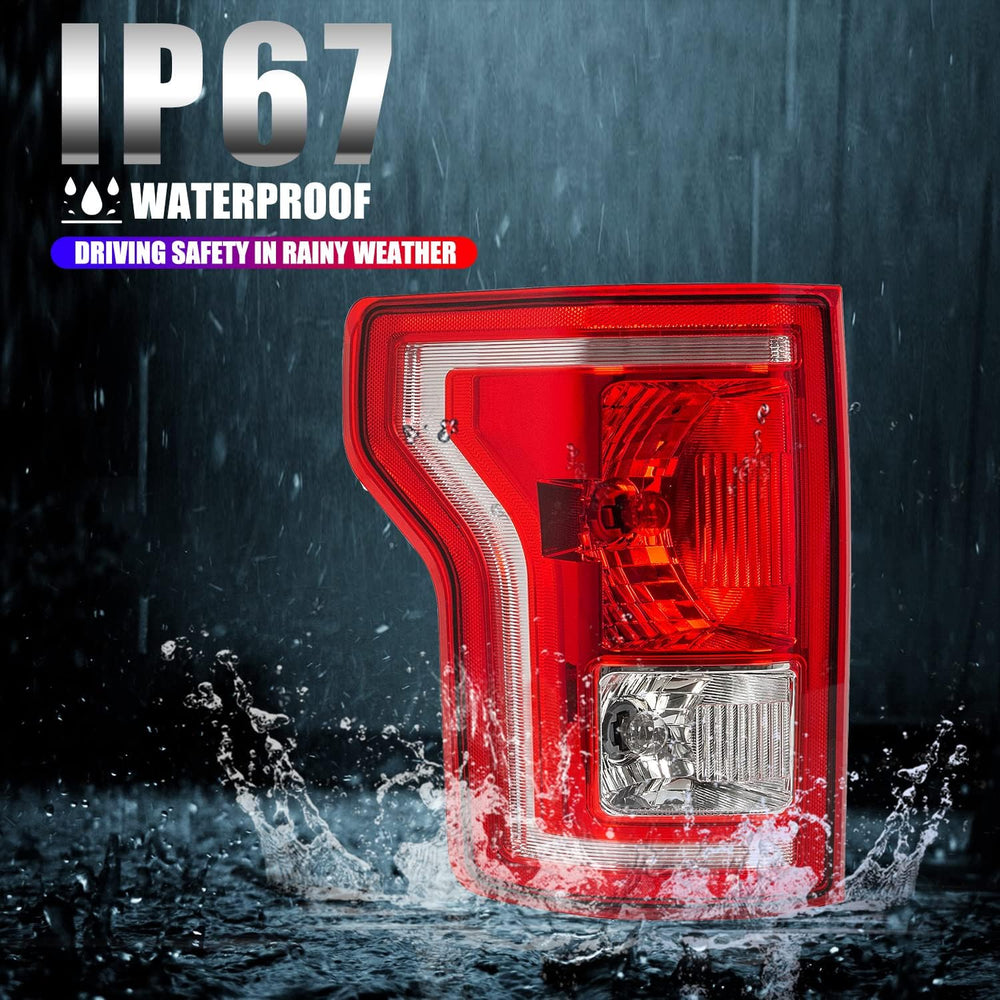 RANSOTO F150 Tail Light Compatible With Ford F-150 2015 2016 2017 Rear Brake ...