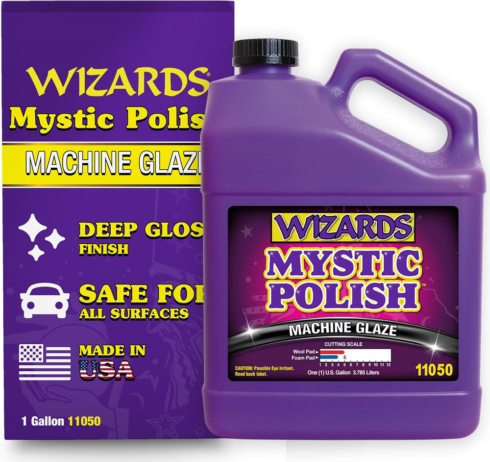 Wizards Mystic Polish Machine Glaze - Cutting Compound and Polish with Smart ...