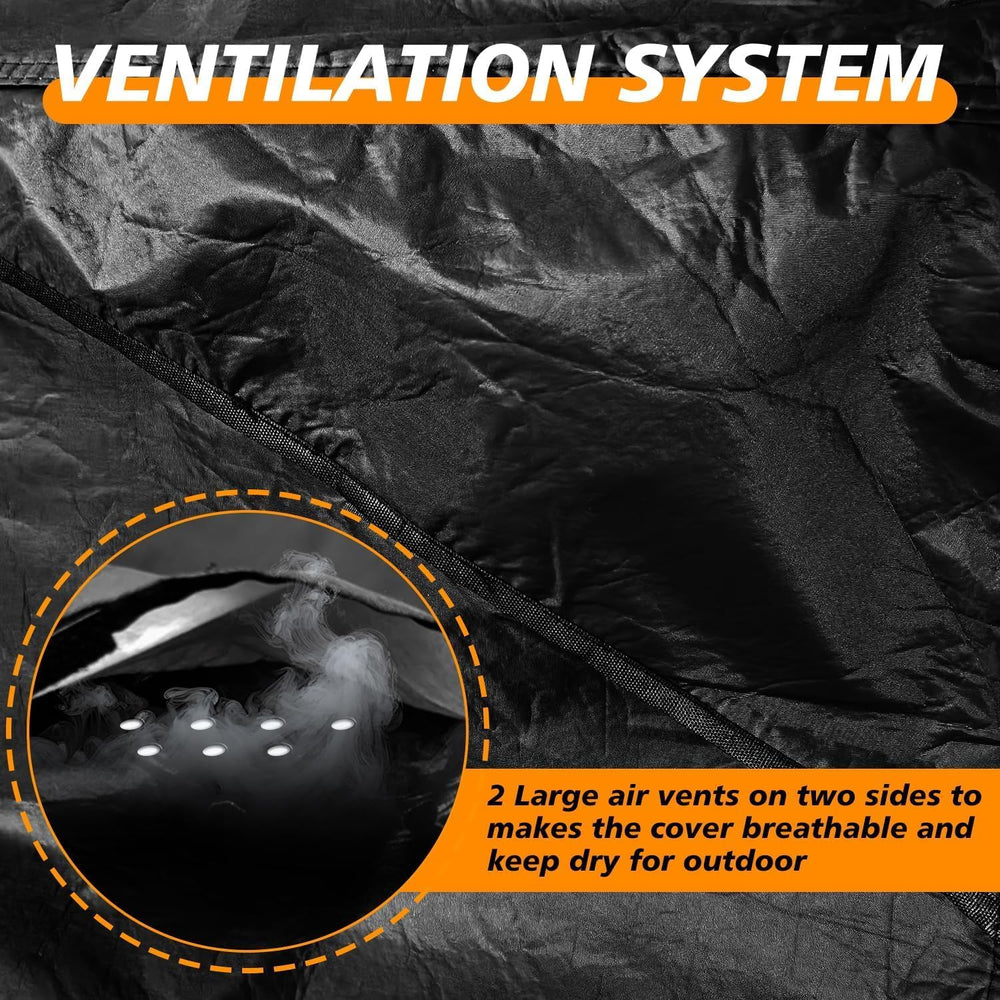Motorcycle Cover Waterproof Outdoor,Scratch-Proof Cotton Fleece Lining | Weat...