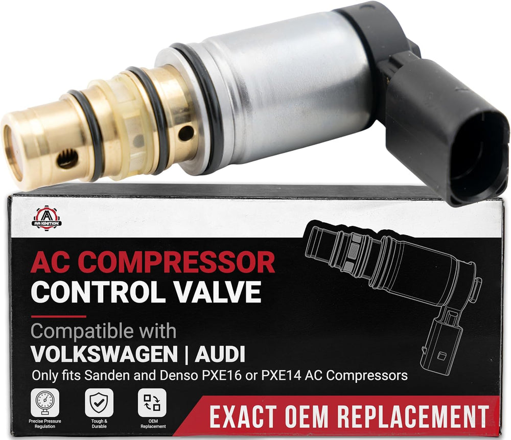 A/C Compressor Control Solenoid Valve - Compatible with Audi, Volkswagen - AC...