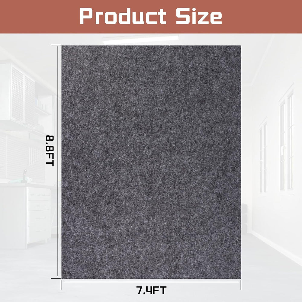 Garage Mats Oversize Garage Floor Paking Mat for Under Car, 7.4 x 8.4 Ft Non-...