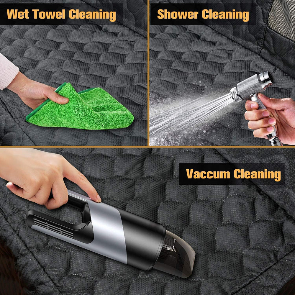 Dog Car Seat Cover for Back Seat, Waterproof Dog Hammock for Pets