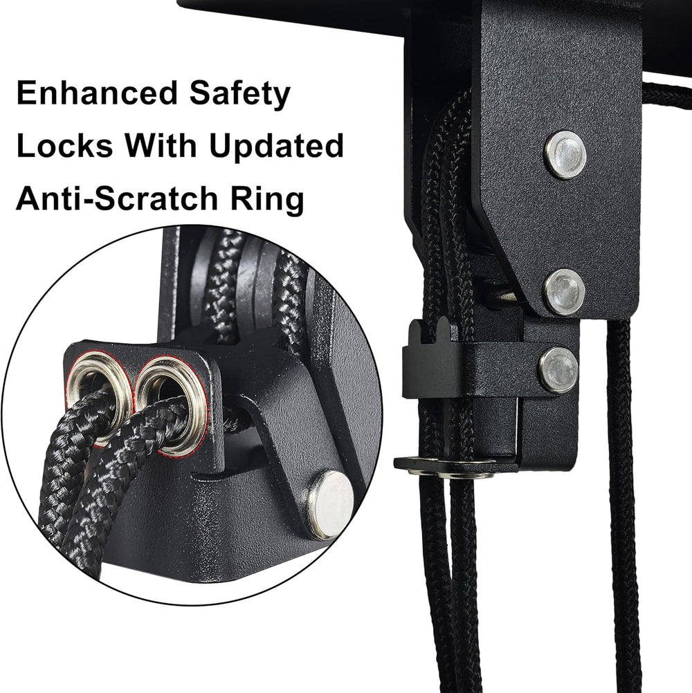 Kayak Hoist for Garage Ceiling, Lift Pulley System for Canoe/Ladder