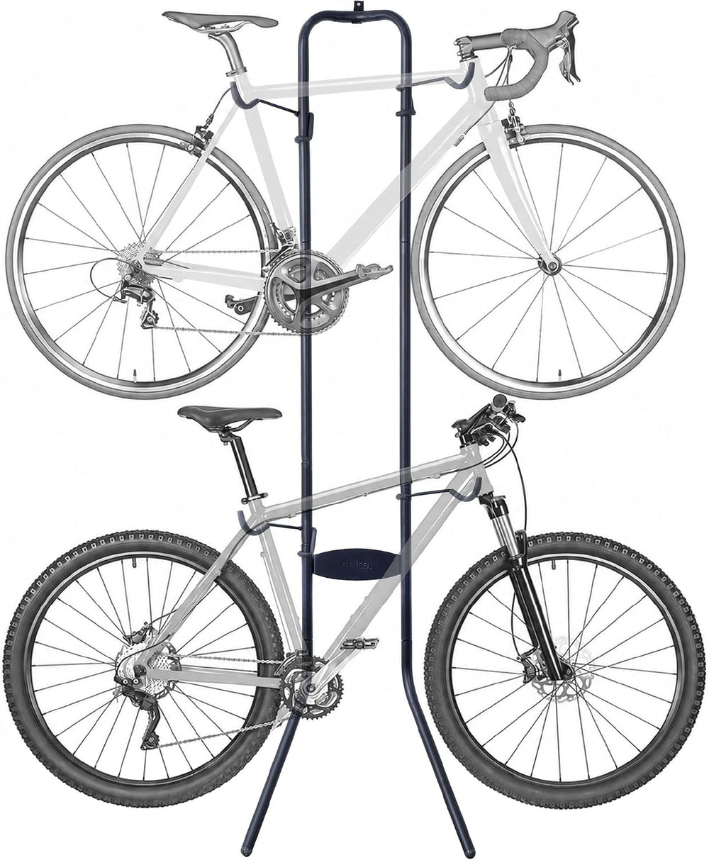Delta Cycle Michelangelo 2 Bike Storage Rack Black - Gravity Fully Adjustable...