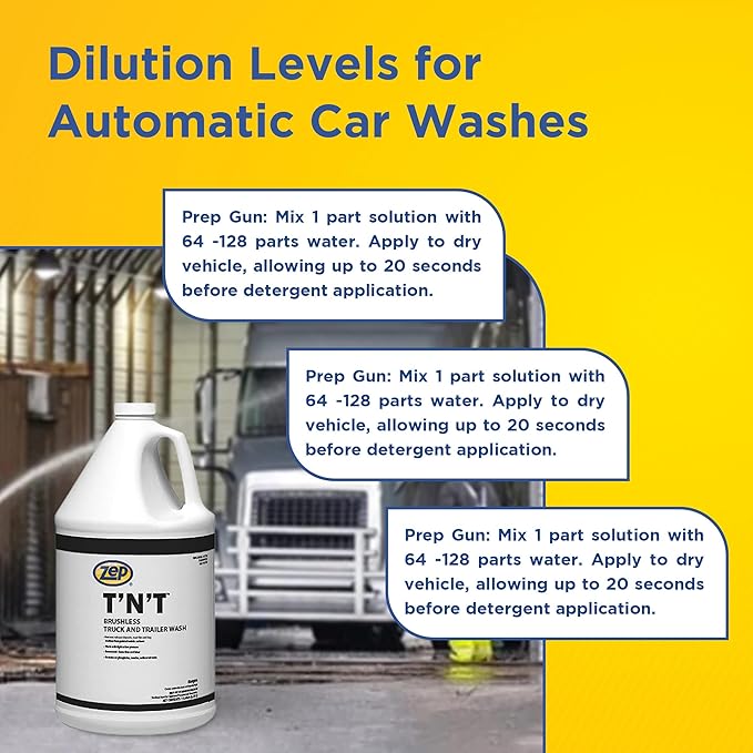 Zep Brushless T'N'T Truck and Trailer Wash