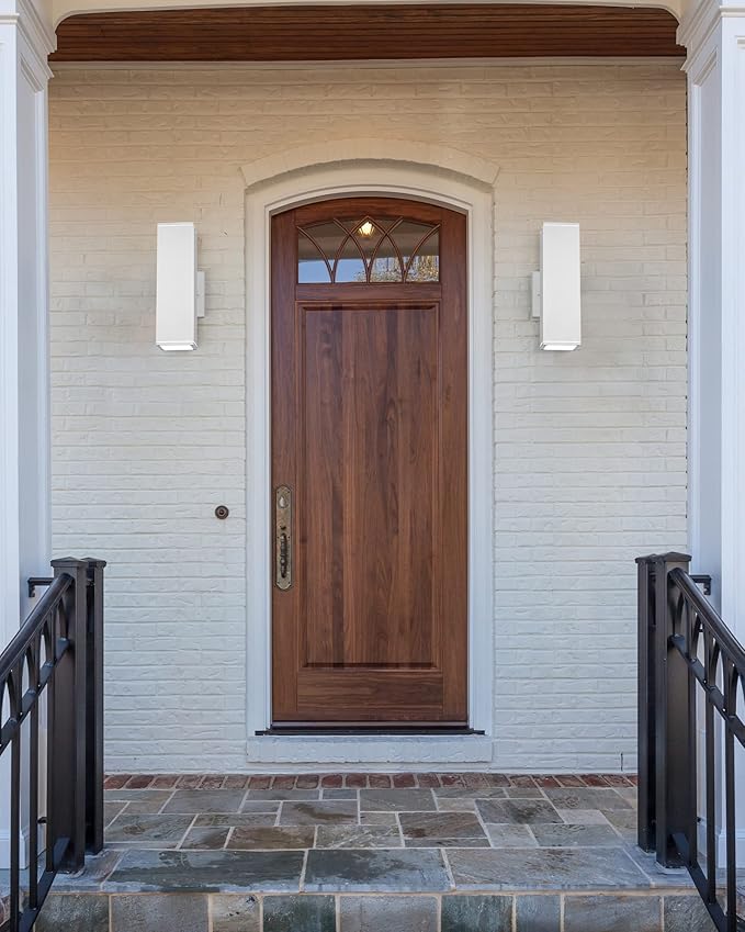 Ken & Ricky Outdoor Wall Lights, Modern Exterior Up and Down Wall Sconces...
