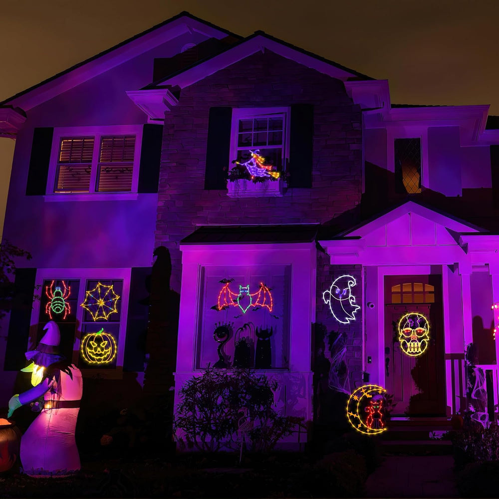 Halloween Decorations - 16" Halloween Window Silhouette Lights