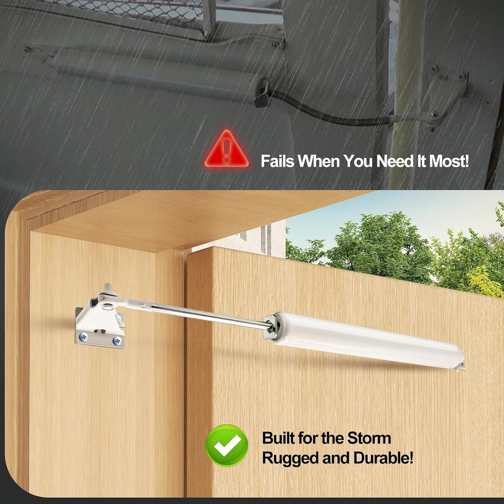 2 Sets Storm Door Closer Screen Door Shock Replacement Screen Doors Hydraulic...