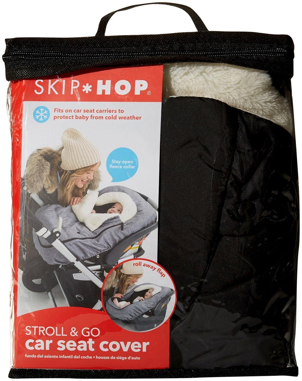 Skip Hop Winter Car Seat Cover, Stroll & Go, Black