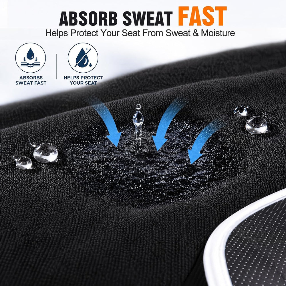 Car Seat Cover Towel for Cars, SUVs, Vans and Trucks, 1 Pack, Black