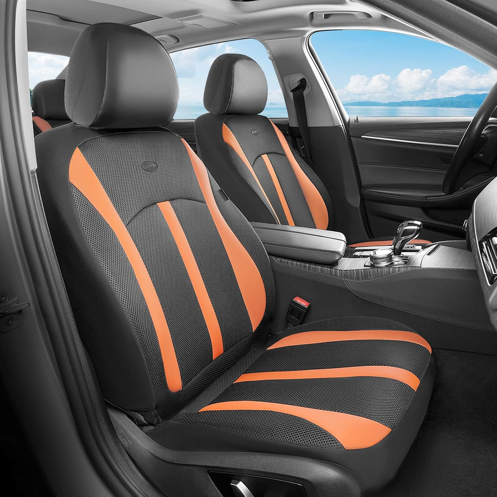 Car Seat Covers, Breathable Mesh Automotive Seat Cover Full Sets, Front Seat ...