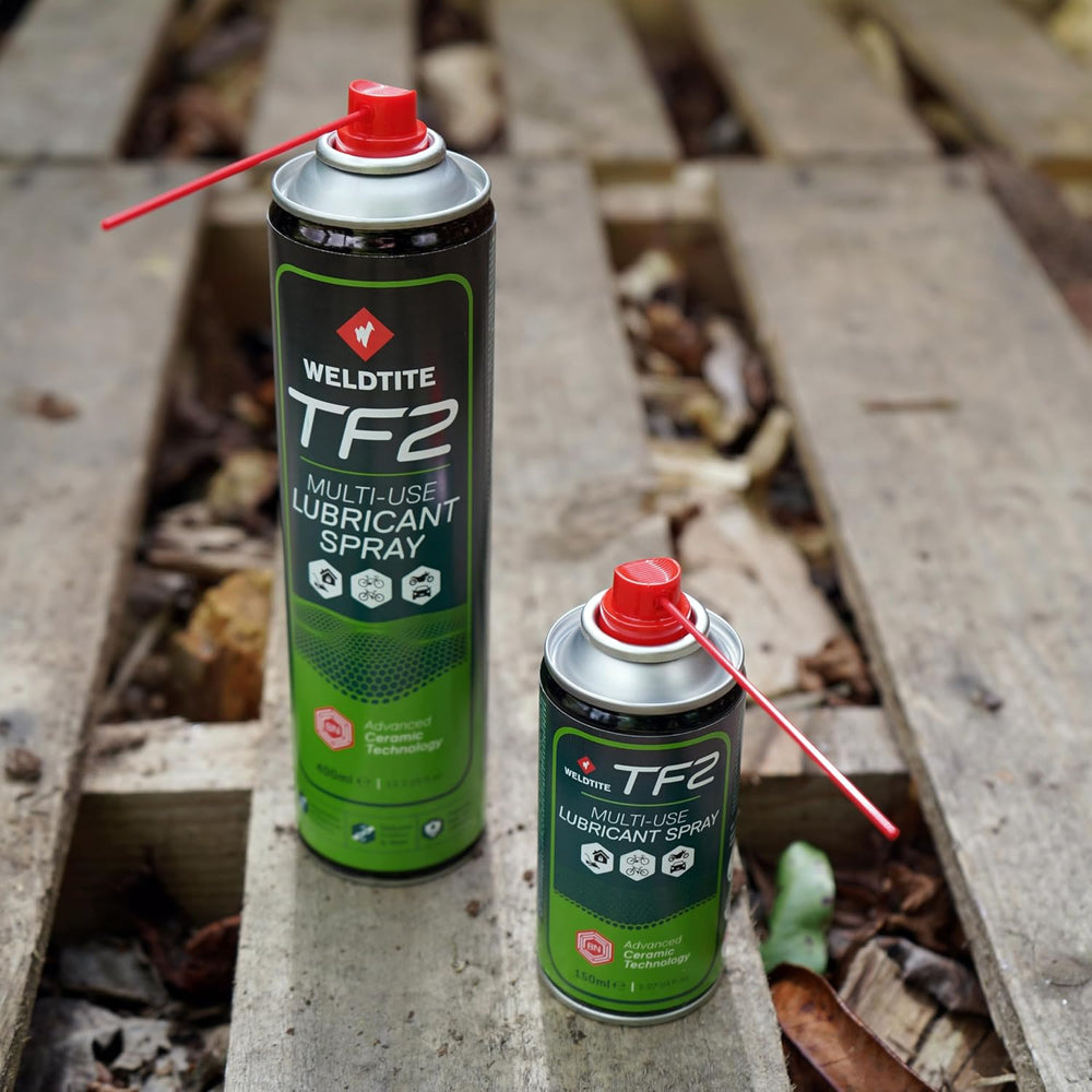 WELDTITE TF2 Multi-Use Lubricant Bike Spray, 5.07 Fl oz (Pack of 4)