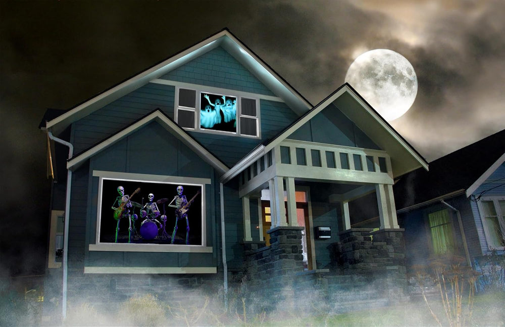 AtmosFXยฎ Halloween Hollusion Digital Decoration on USB Includes 8 Atmosfx Vid...