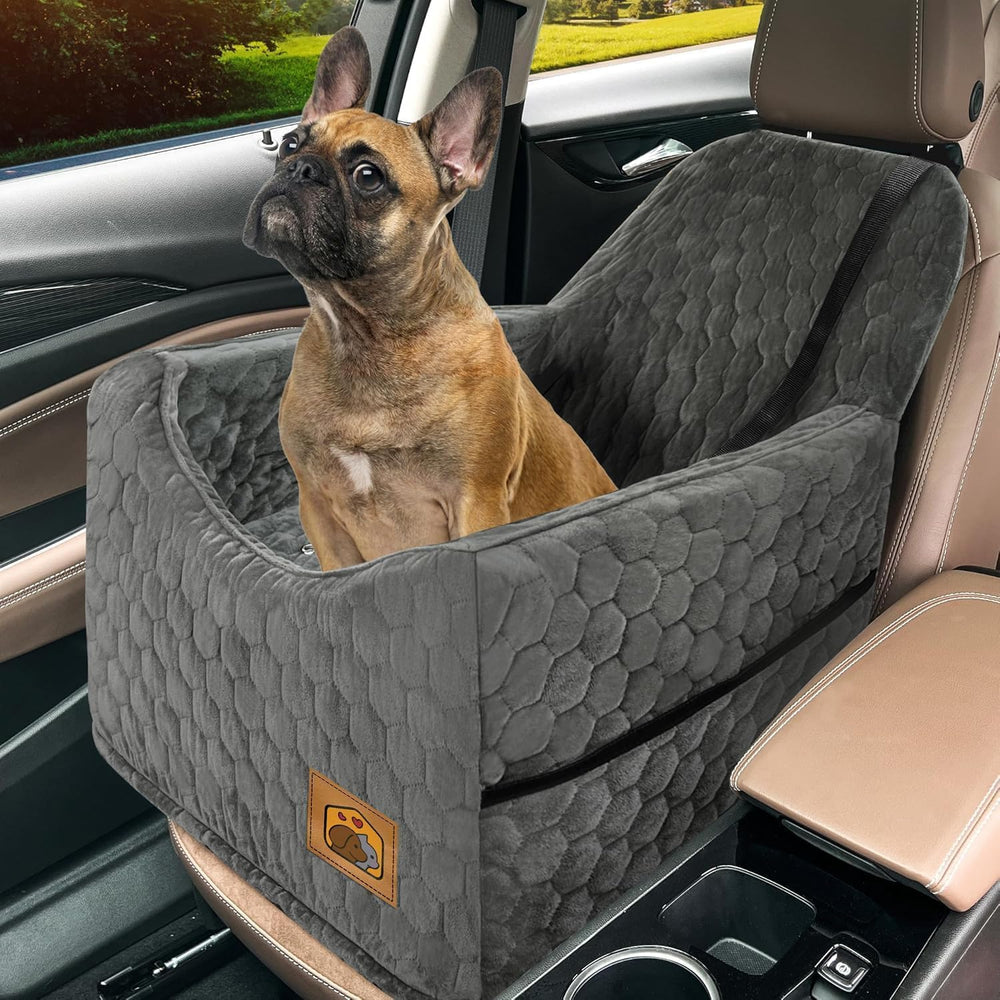 Dog Car Seat for Small/Medium Dogs, Memory Foam Dog Booster Seat, Travel Safe...