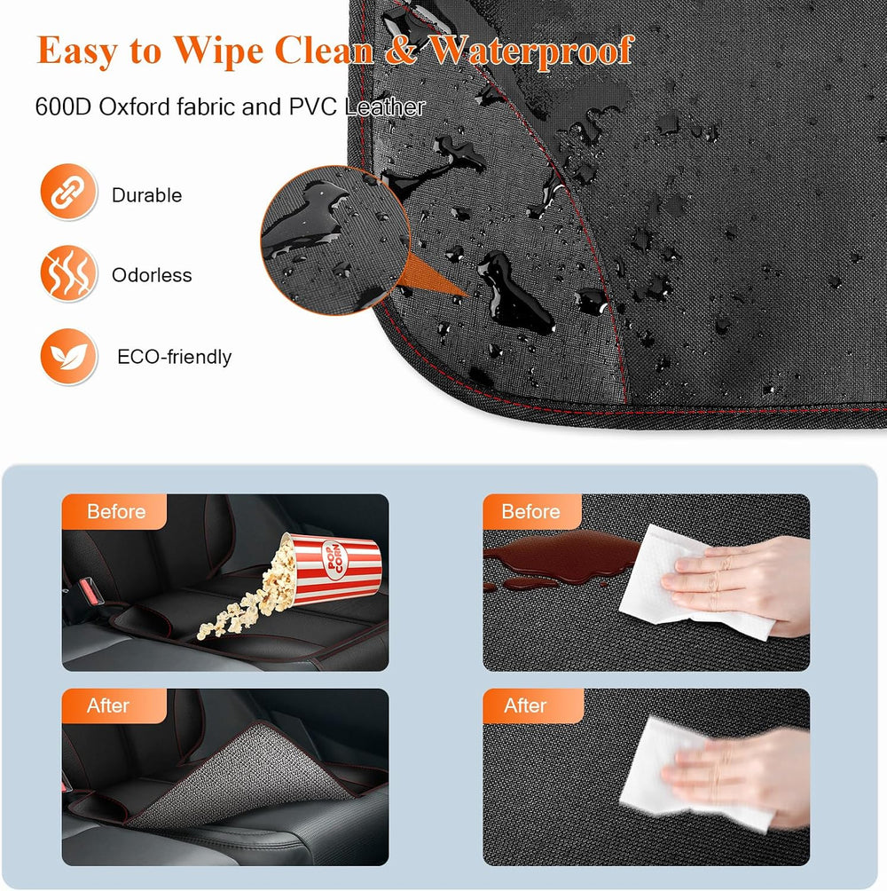 Car Seat Protector, 600D Oxford Car Seat Cover with Thickest Pad,Waterproof