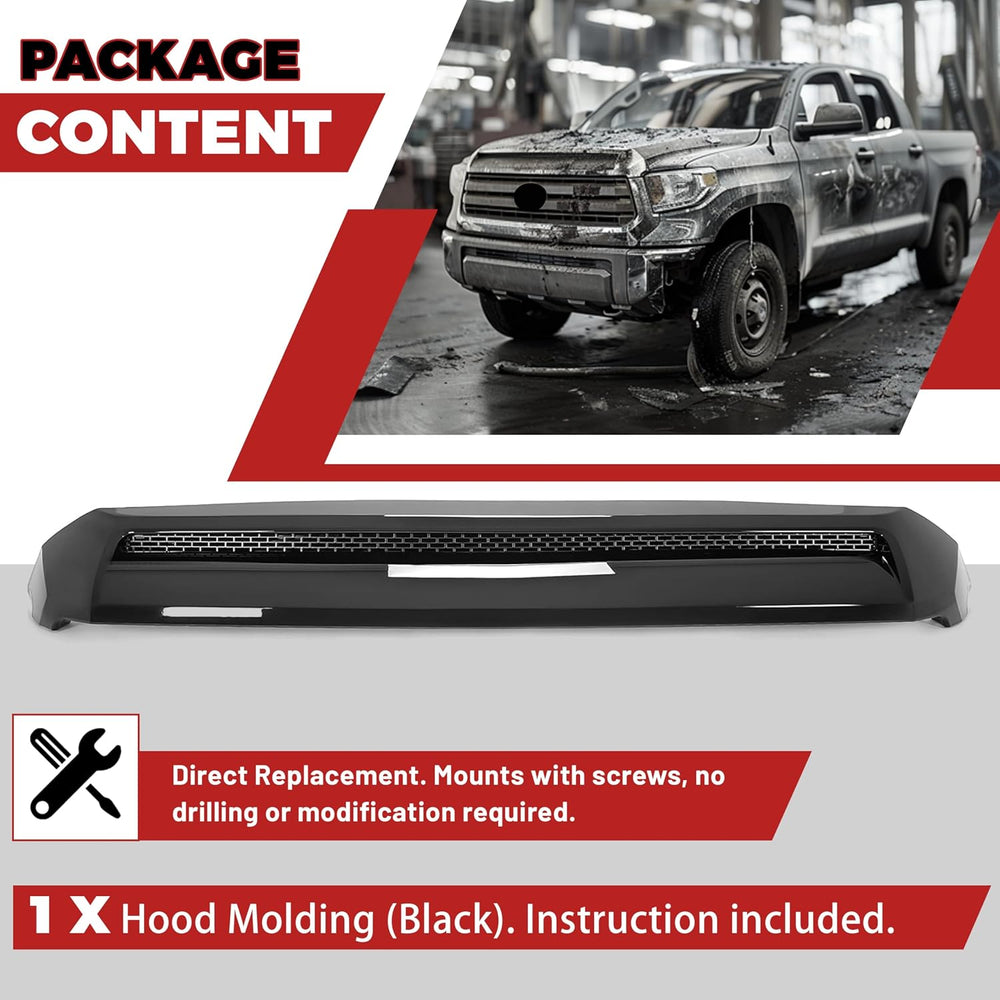 HECASA Hood Scoop Compatible with 2014-2021 Toyota Tundra Replacement for 761...