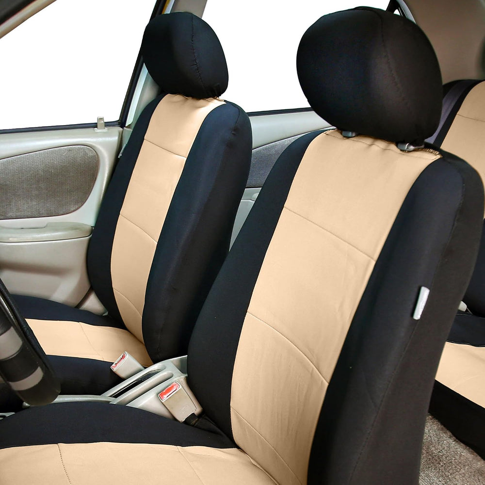 FH Group Waterproof Neoprene Car Seat Covers Front Set – Universal Fit Front ...