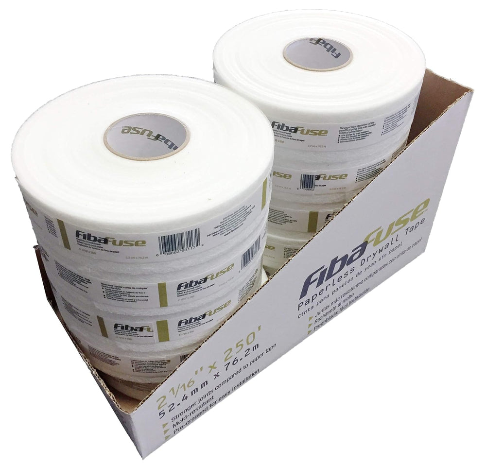 Saint Gobain ADFORS FibaFuse Paperless Drywall Joint Tape, 2-1/16 in x 250 ft...