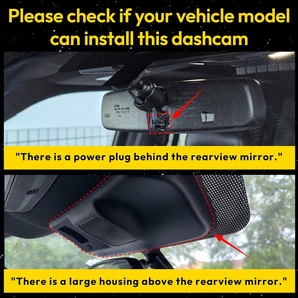 OEM Style hidden 4K Dash Cam for Ford F150 2018-2026 F250/F350/F450