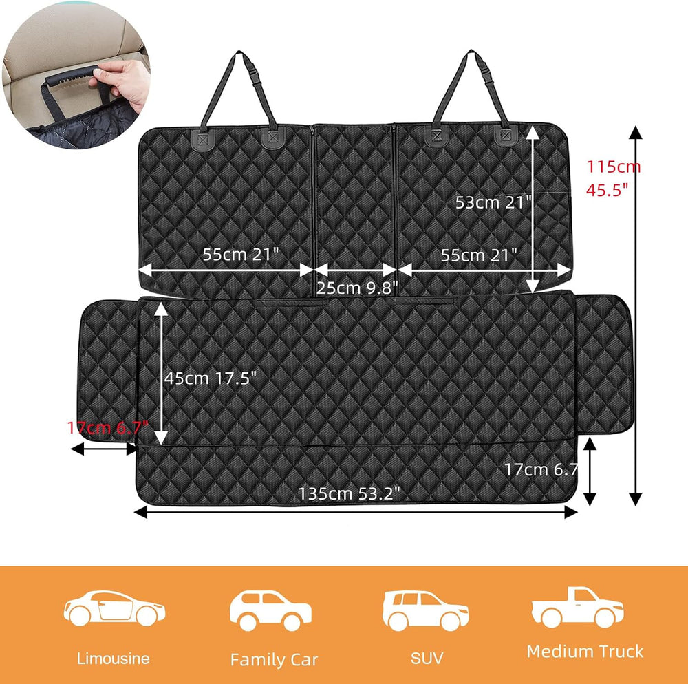 ANOSOSPECIAL Dog Car Seat Cover for Back Seat,Car Seat Protector for Dogs Non...