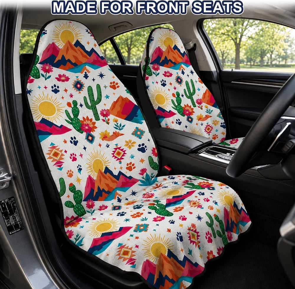 Car Seat Towel Cover 2 Pack for Front Seats, Sweat Absorbent Car Seat Protect...