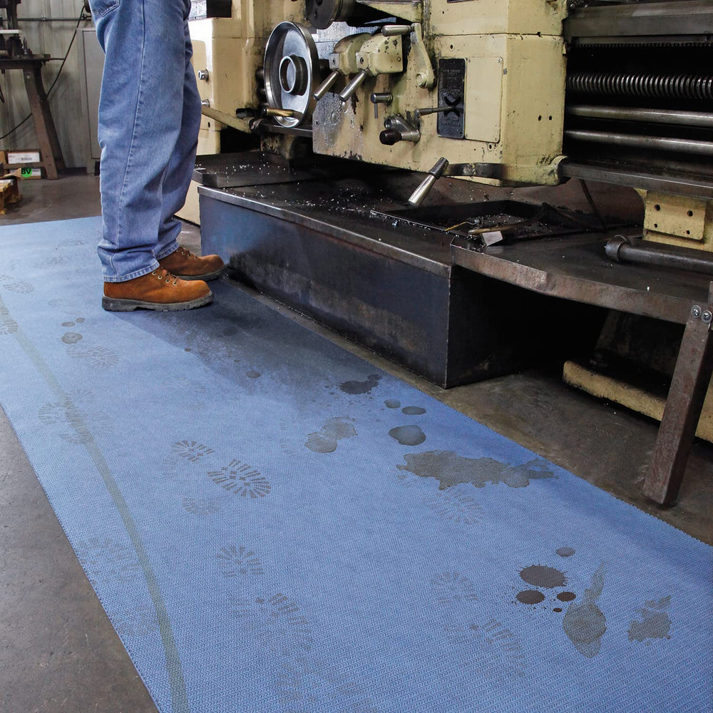PIG Absorbent Adhesive-Backed Grippy Mat | Absorbs Up to 10.5 Gal Per Roll | ...