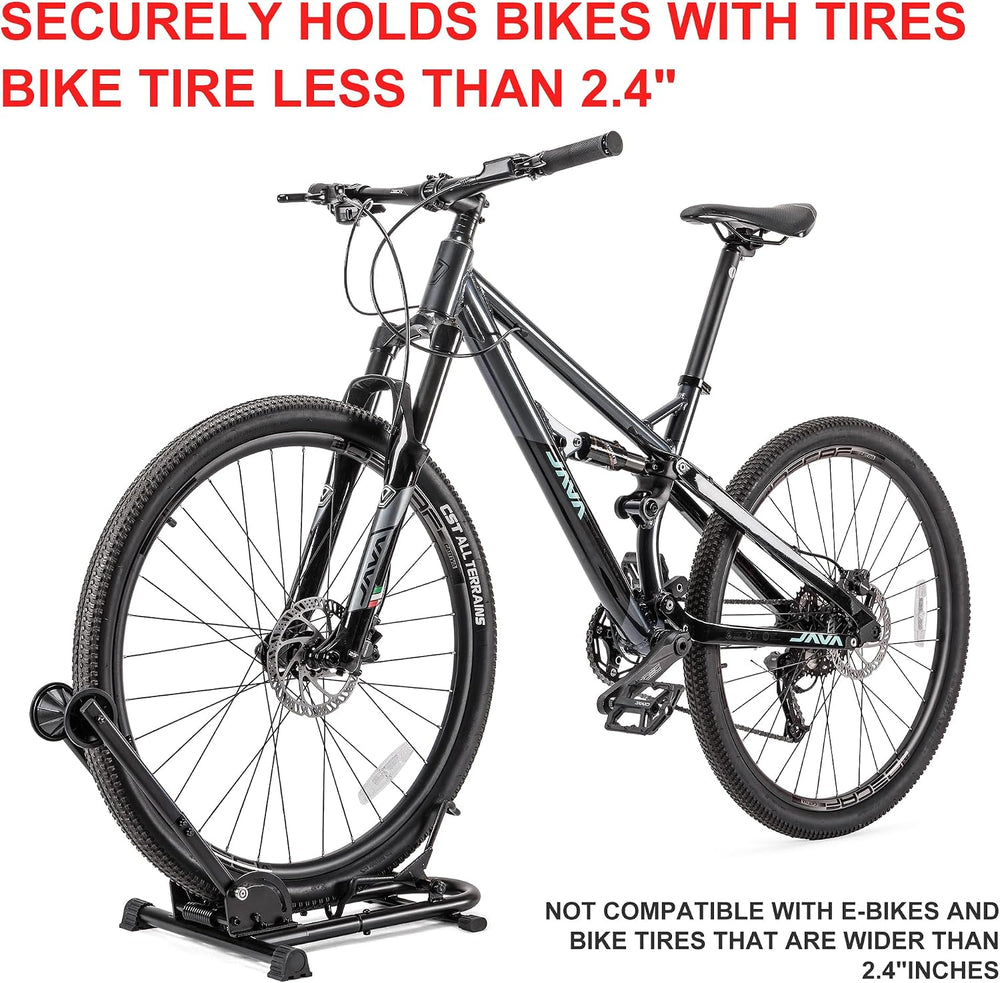 Indoor Bike Floor Stand - Bike Stand Rack for Garage/Home - Bike Storage Bicy...