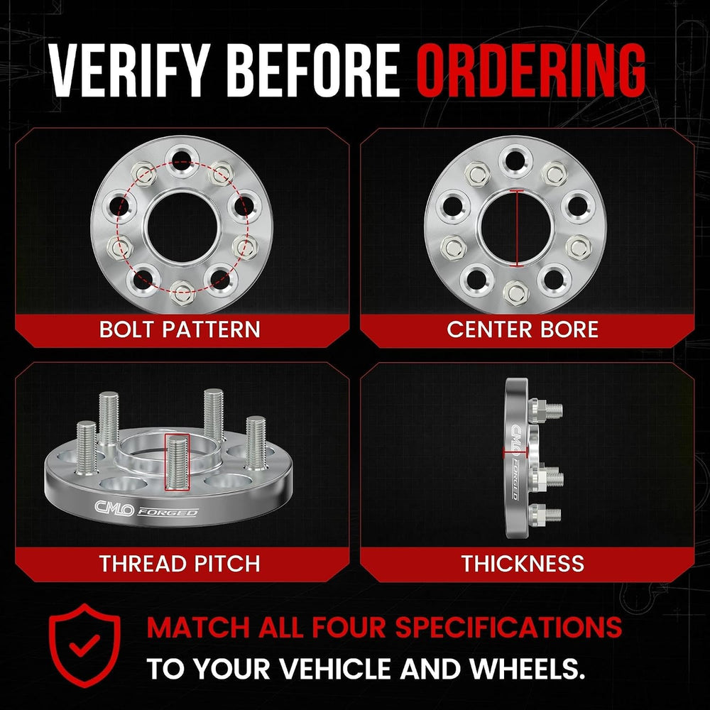 CMO 25mm 5x114.3 Wheel Spacers Fits Nissan 350Z & Infiniti G37 2PCS