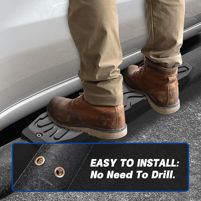 3.5 Inches Oval Tube Step Bar Running Boards Compatible