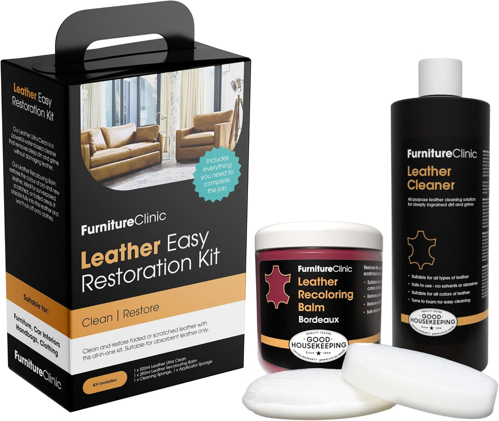 Furniture Clinic Leather Easy Restoration Kit | (4 Piece)