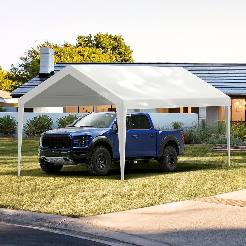 VEVOR Carport Replacement Canopy Cover 10 x 20 ft, Garage Top Tent Shelter Ta...