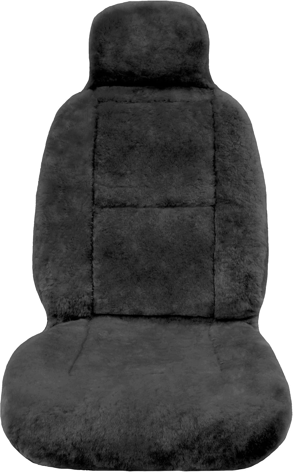 Australian Merino Sheepskin Car Seat Cover, Plush Universal Fit for Most Vehi...