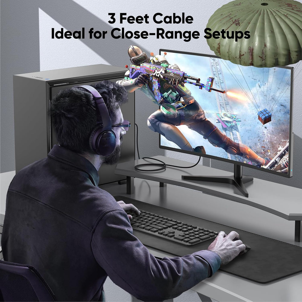 Display Port to HDMI Cable 3ft 10 Pack DisplayPort to HDMI 4K@30Hz