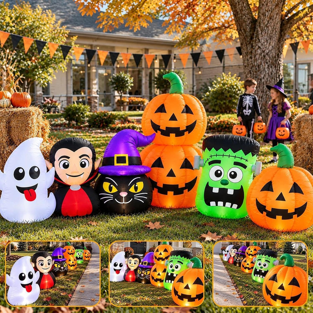 11 FT Halloween Inflatable Decorations Outdoor, Giant Blow Up Halloween Chara...