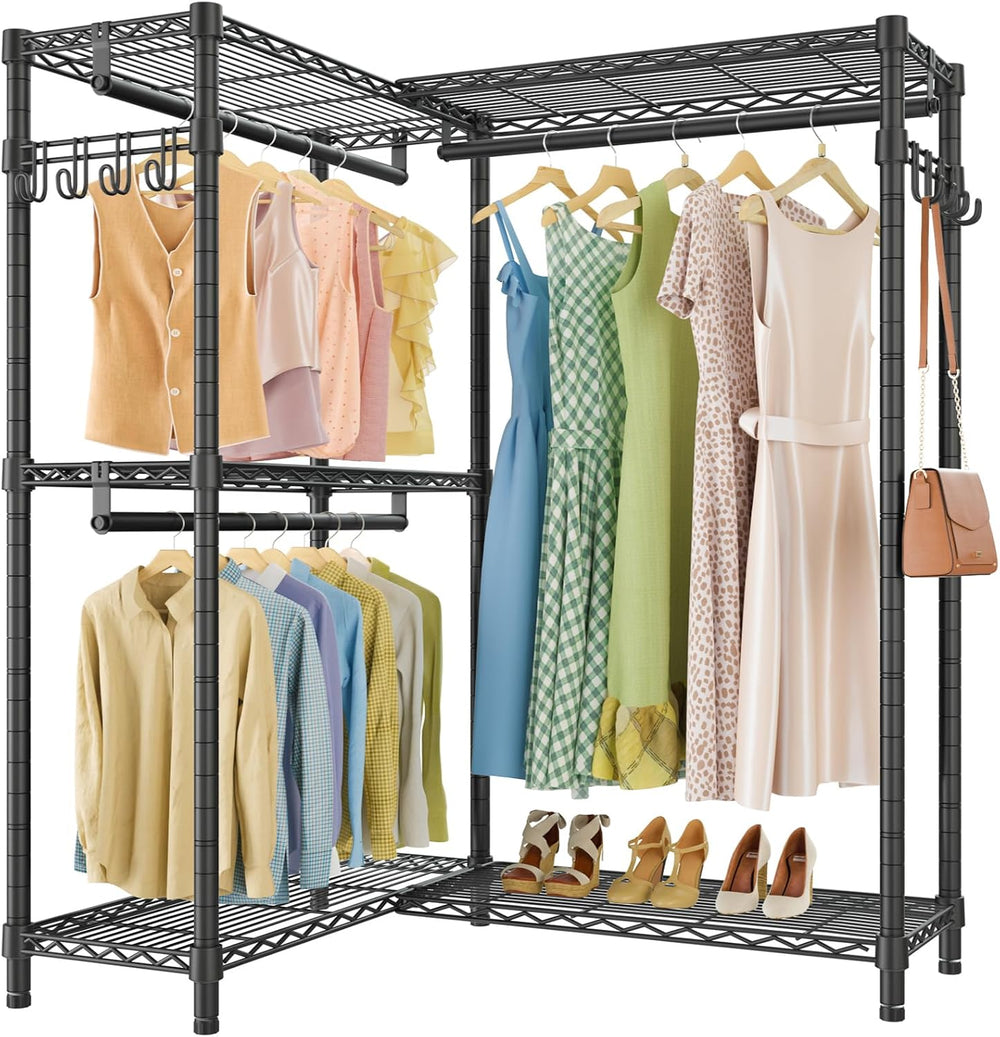 VIPEK L4 Clothing Rack for Hanging Clothes Heavy Duty Closet for Corner