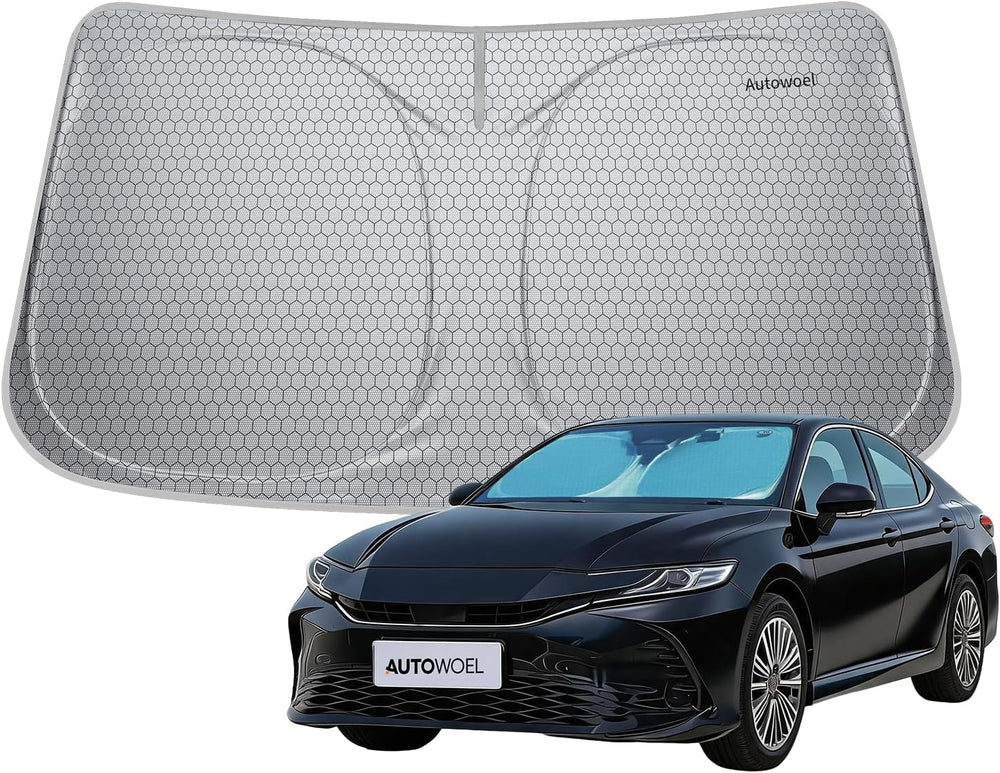 Windshield Sun Shade, Graphene & Activated Carbon Multi-Layer Front Winds...