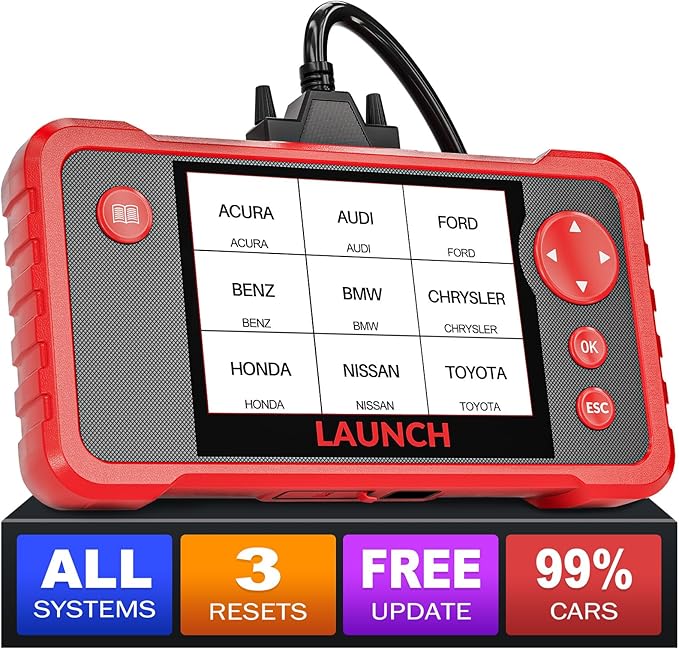 LAUNCH CRP123 V2.0 Plus Elite OBD2 Scanner, 2025 New Full System Lifetime Free