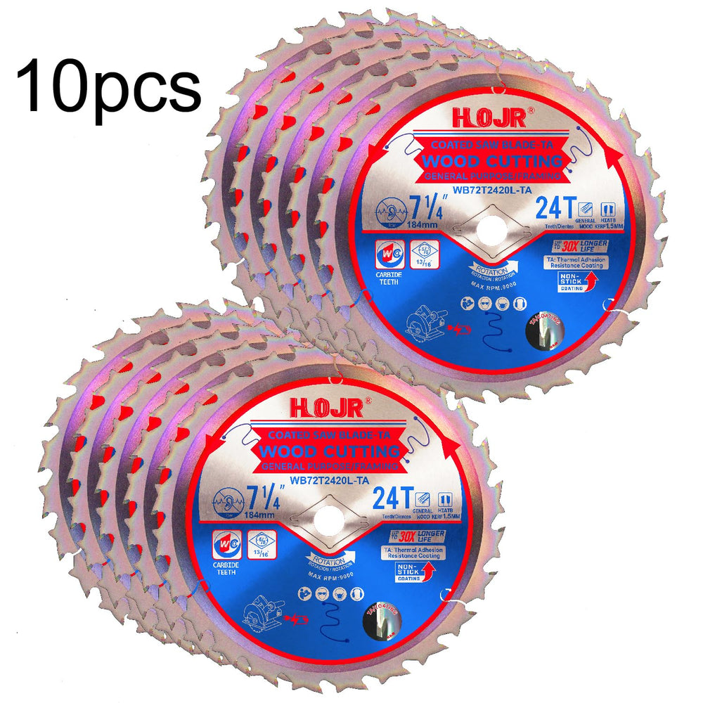 10-piece Set, with Heat-Resistant Adhesive Coating on the Cutting Edge, Suita...
