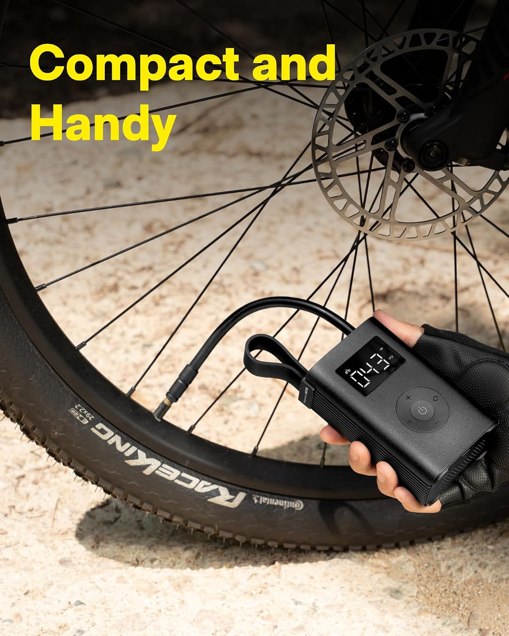 HOTO Air Pump ADV, Tire Inflator Portable Air Compressor with Digital Pressur...