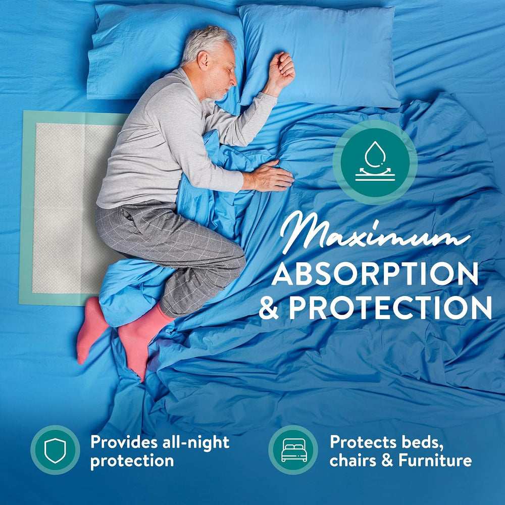 Inspire Super and Ultra Absorbent Disposable Bed Pads (36" X 36" Pa...