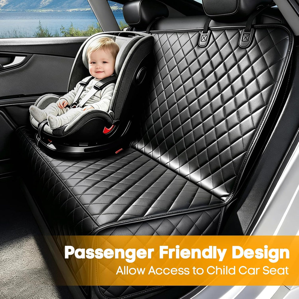 Waterproof Scratchproof Pet Bench Seat Covers for Cars, SUVs