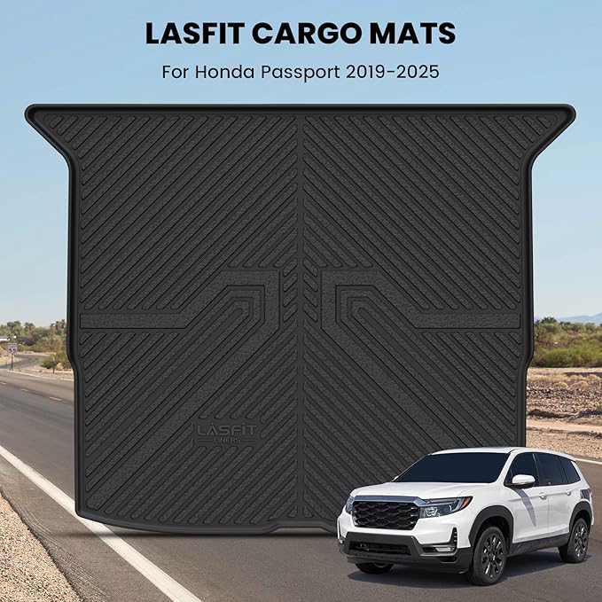 LASFIT Trunk Mat for Honda Passport 2019 2020 2021 2022 2023 2024 2025