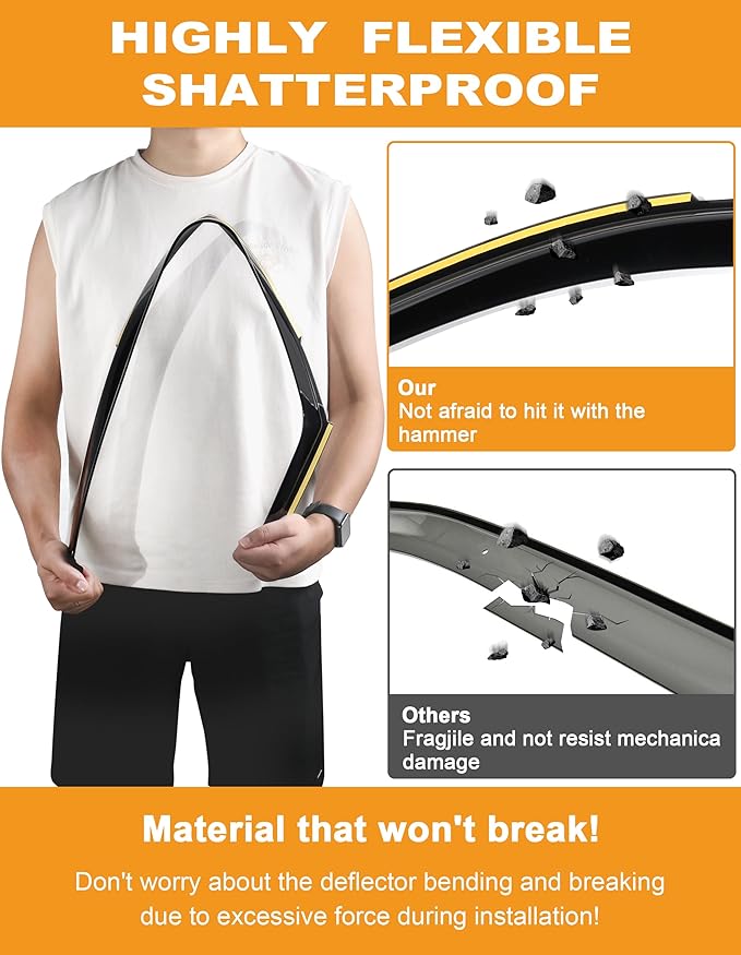 in-Channel Window Rain Guards Fit