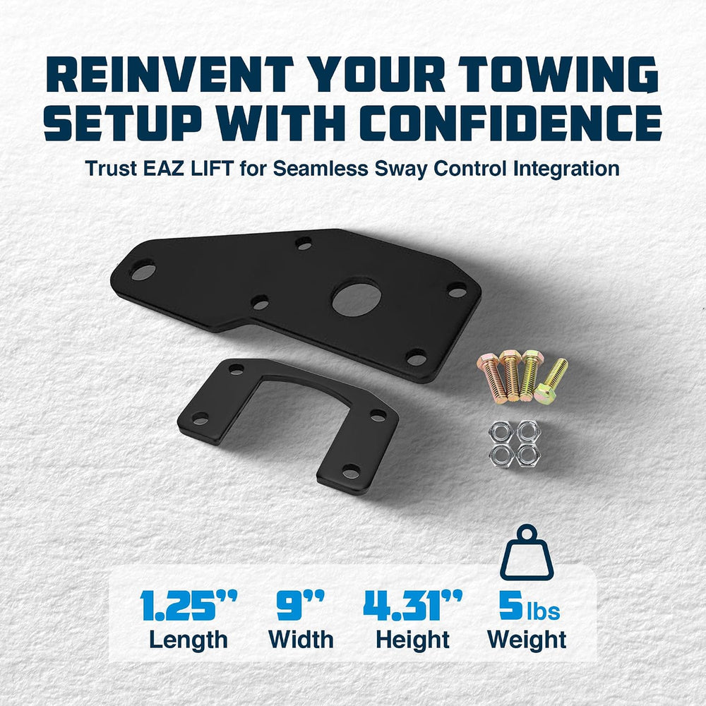 Eaz-Lift Powder Coated Steel Easy to Install Sway Control Left or Right Utili...