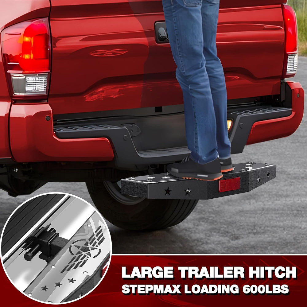 Hitch Step Trailer Hitch Step Fit for 2 Inch Receiver with Pin Lock, Textured...