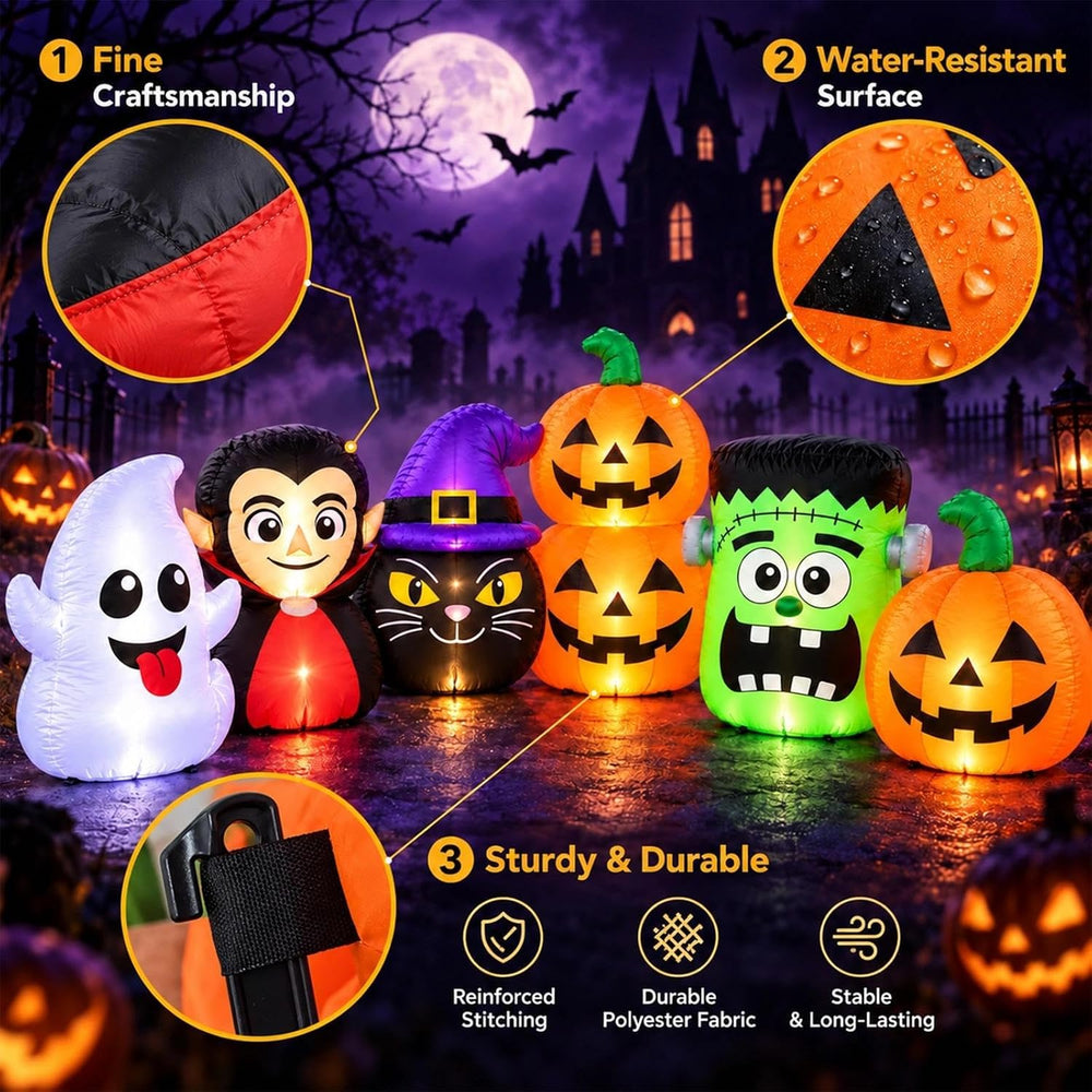 11 FT Halloween Inflatable Decorations Outdoor, Giant Blow Up Halloween Chara...