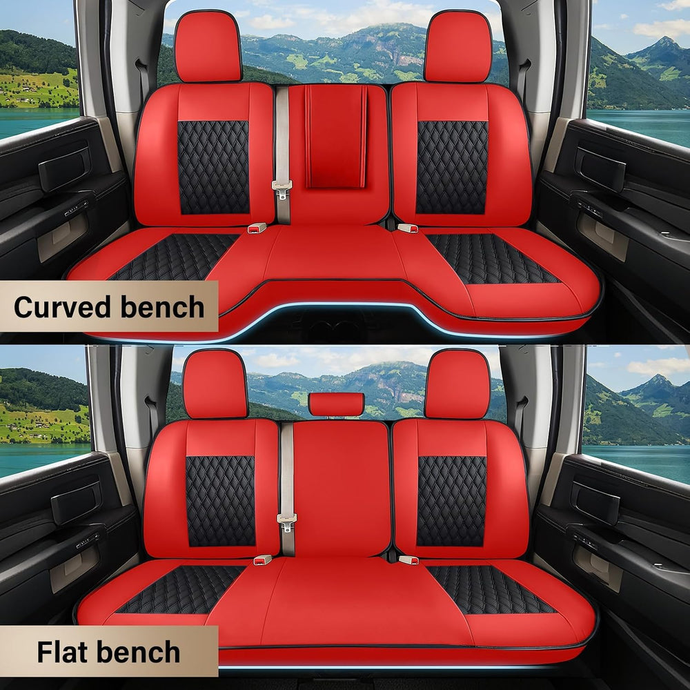 Coverado Car Seat Protector Leather Seat Covers Full Set, Custom Fit for Silv...
