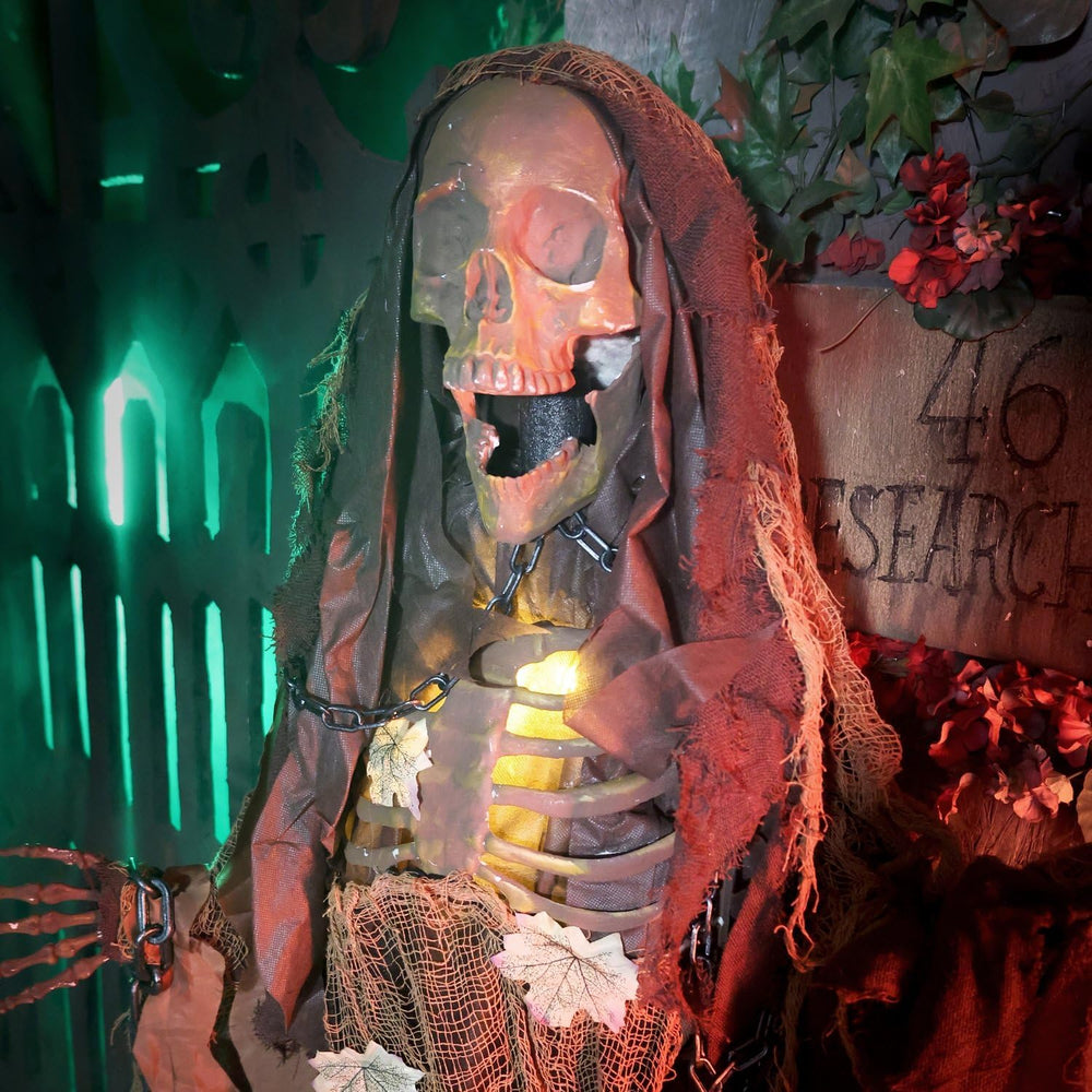 Haunted Hill Farm 5.2-Ft. Sonic Reaper Halloween Animatronic